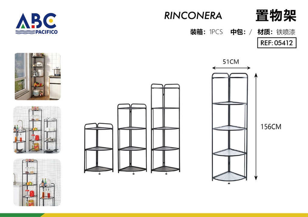 Estante de triángulo de 5 capas 51*156cm