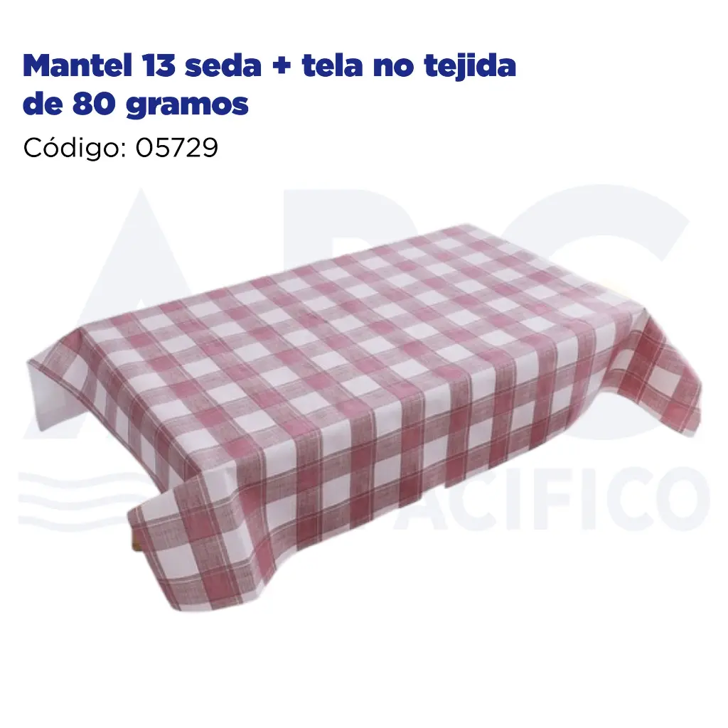 Mantel 13 seda + tela no tejida de 80 gramos