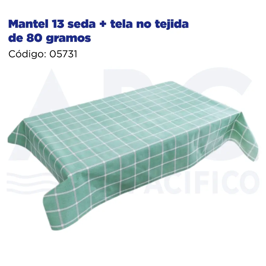 Mantel 13 seda + tela no tejida de 80 gramos