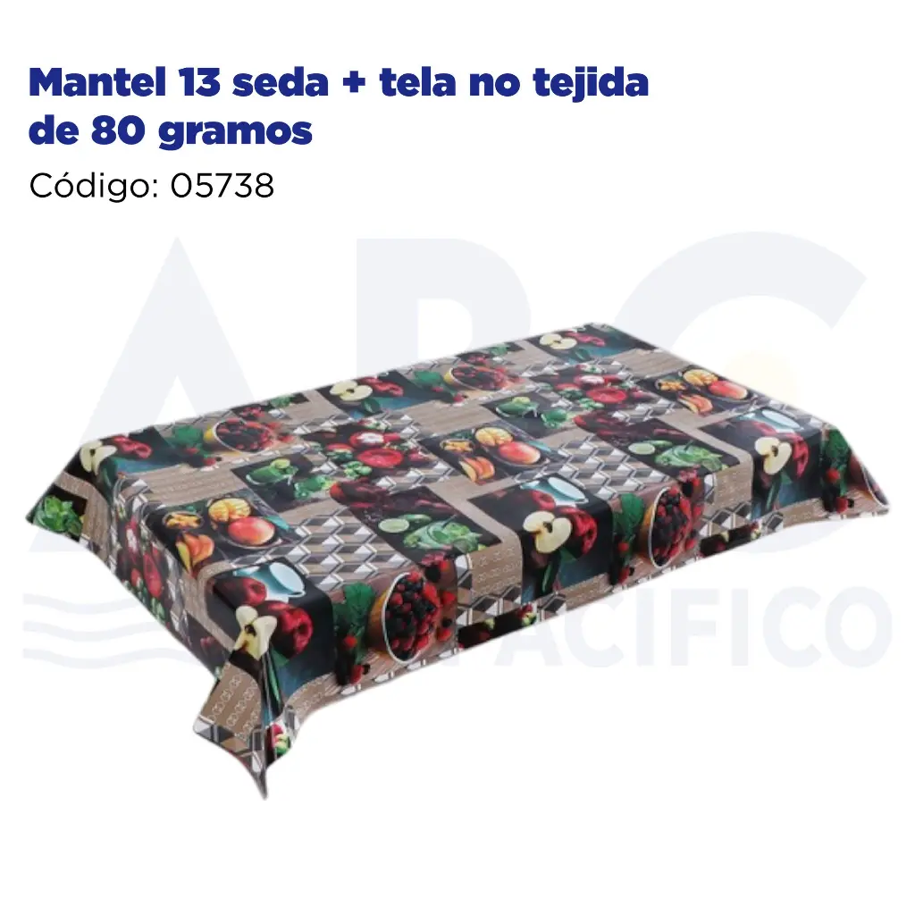 Mantel 13 seda + tela no tejida de 80 gramos