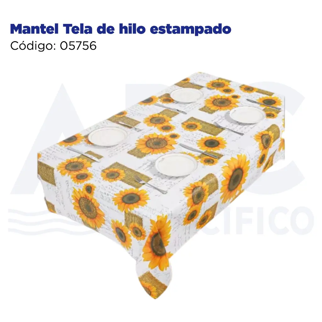 Mantel Tela de hilo estampado