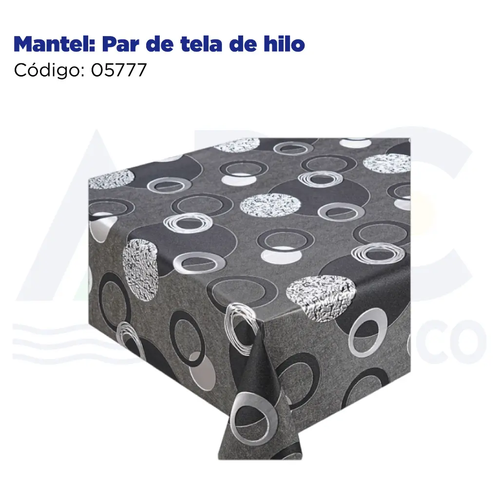 Mantel: Par de tela de hilo