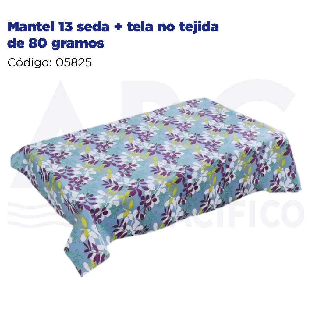 Mantel 13 seda + tela no tejida de 80 gramos