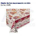 Mantel de tela impermeable con hilo