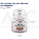 Vela en taza con cera color rosa con fragancia