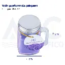 Vela perfumada púrpura