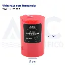 Vela roja con fragancia