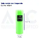 Vela verde con fragancia