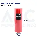 Vela roja con fragancia
