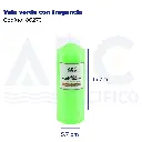 Vela verde con fragancia