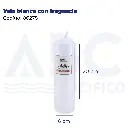 Vela blanca con fragancia