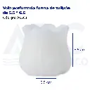 Vela perfumada forma de tulipán de 5.5 * 6.5