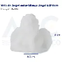 Vela de ángel color blanco ángel 9.5*8cm