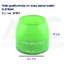 Vela perfumada en vaso color verde 6.2*6cm