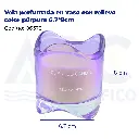 Vela perfumada en vaso con relieve color púrpura 6.7*8cm
