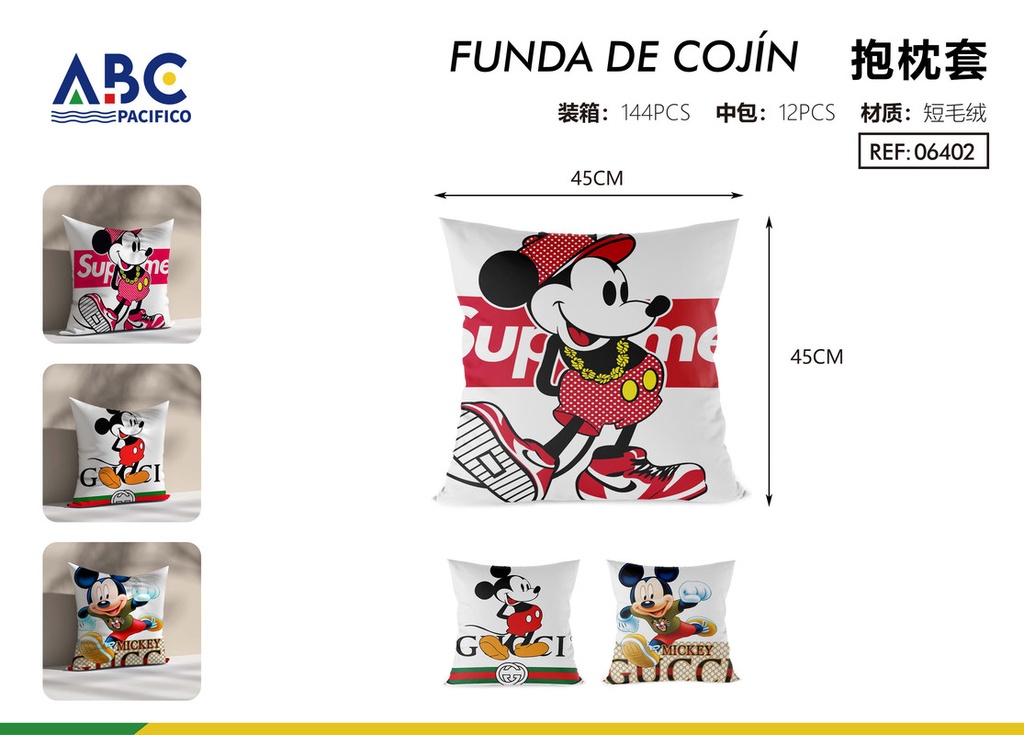 Funda para almohada decorativa Mickey