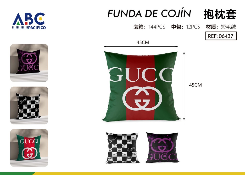 Funda para almohada decorativa Gucci