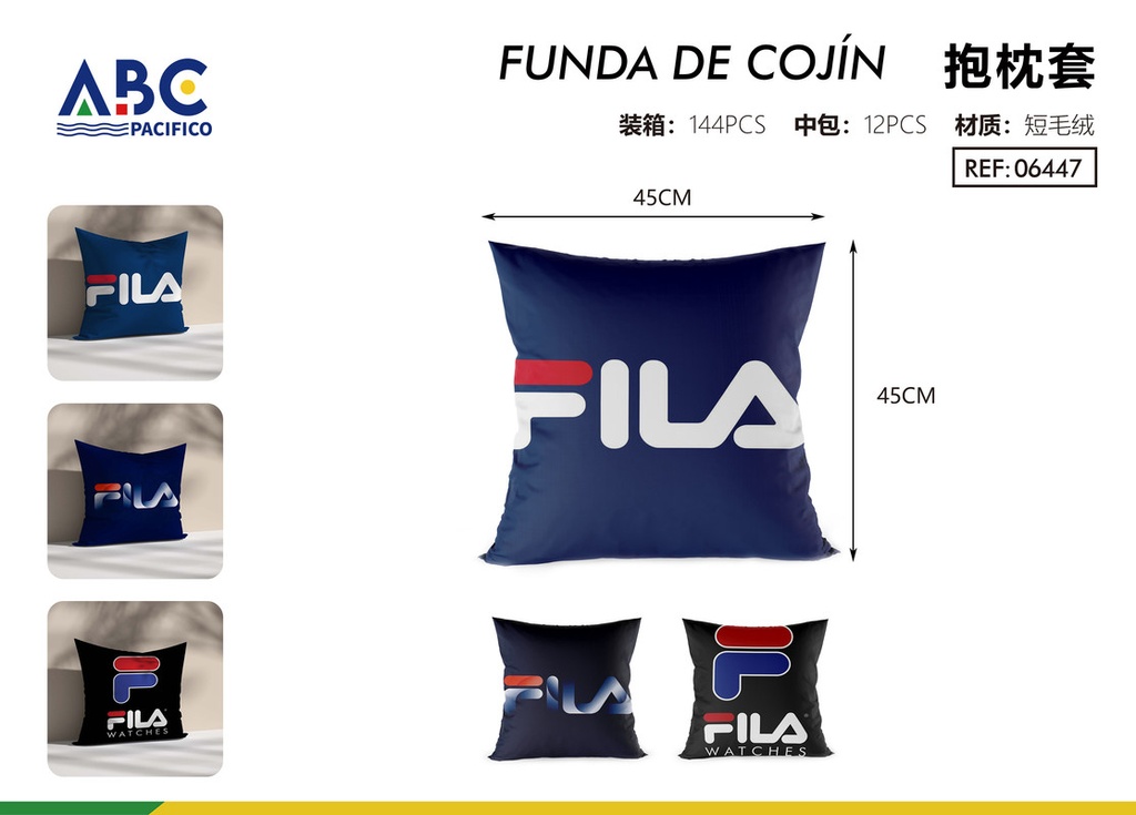 Funda para almohada decorativa fila