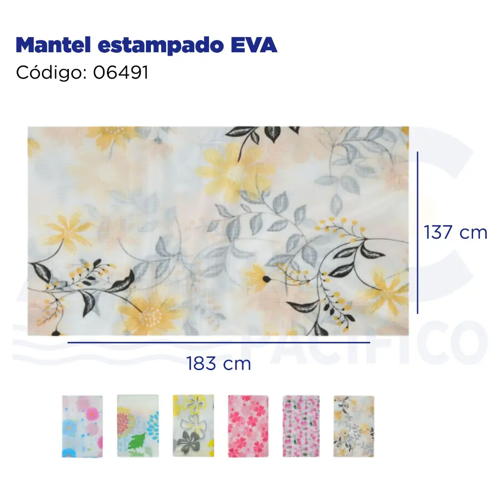 Mantel estampado EVA