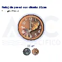 Reloj de pared con diseño 25cm