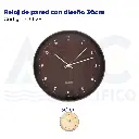 Reloj de pared con diseño 30cm