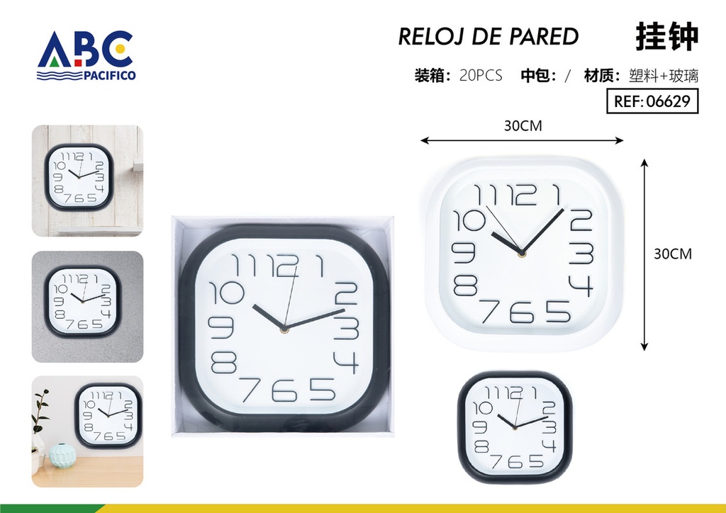 Reloj de pared liso 30cm