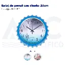 Reloj de pared con diseño 34cm