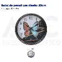 Reloj de pared con diseño 33cm