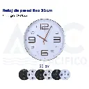 Reloj de pared liso 30cm