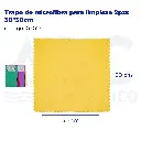 Trapo de microfibra para limpieza 2pzs 30*30cm