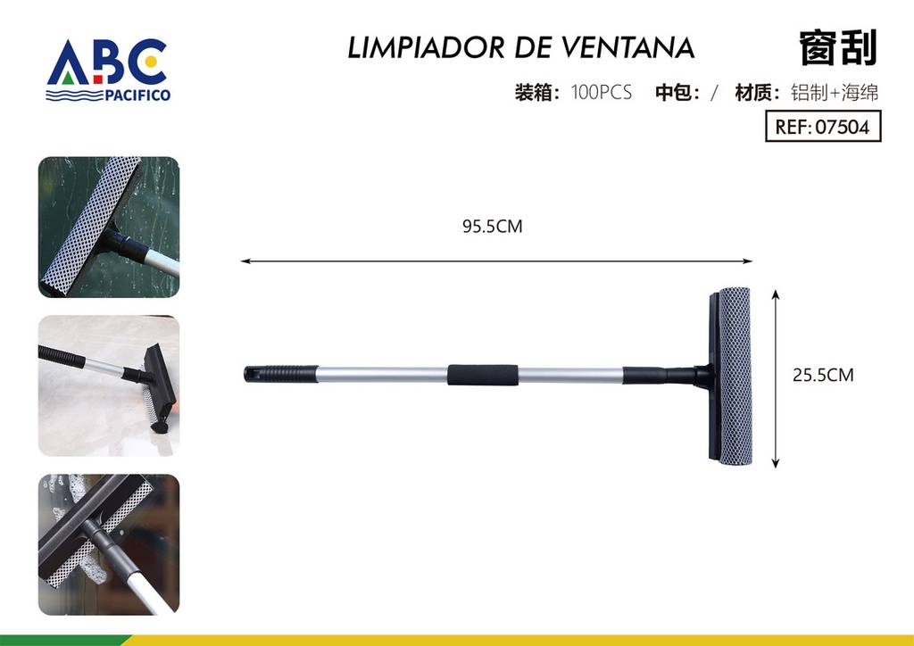 Limpiavidrios doble propósito 25.5*95.5cm