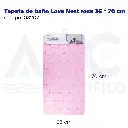 Tapete de baño Love Nest rosa 36 * 70 cm