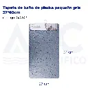 Tapete de baño de piedra pequeña gris 37*68cm