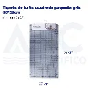 Tapete de baño cuadrada pequeña gris 69*39cm
