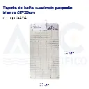 Tapete de baño cuadrada pequeña blanco 69*39cm