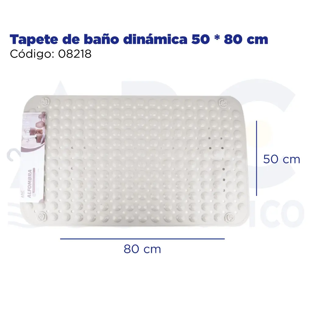 Tapete de baño dinámica 50 * 80 cm