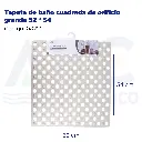 Tapete de baño cuadrada de orificio grande 52 * 54