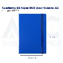 Cuaderno 96 hojas 80G Azul Océano A6