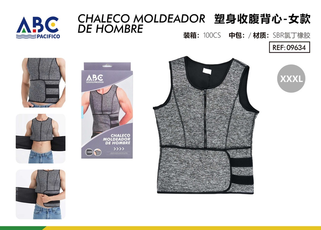 Chaleco de control abdominal Club-Women's Models talla XXXL