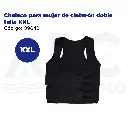 [09642] Chaleco para mujer de cinturón doble talla XXL
