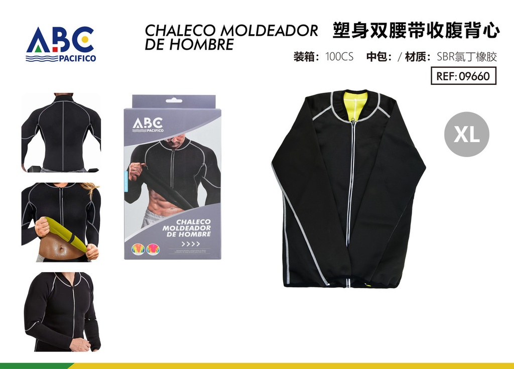 Sudadera de manga larga para fitness talla XL