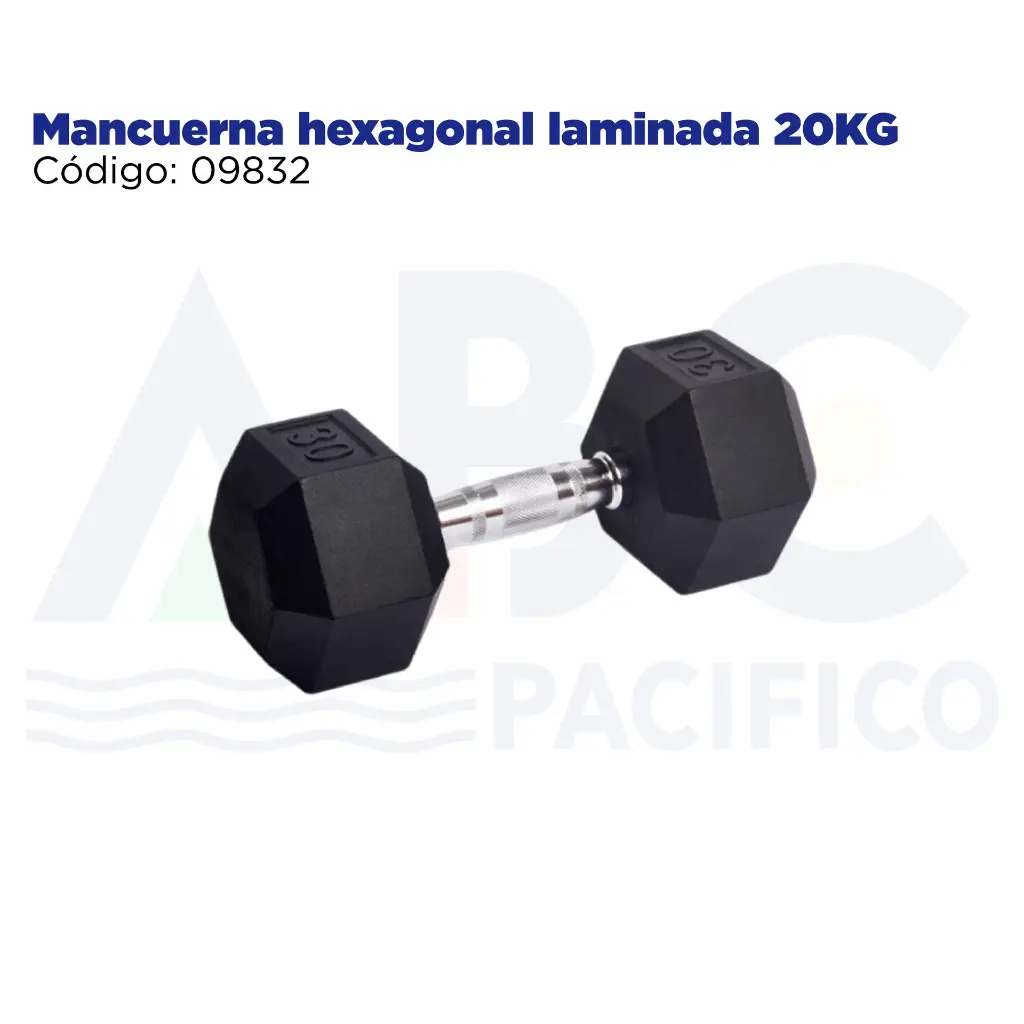 Mancuerna hexagonal laminada 20KG
