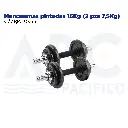 Mancuernas pintadas 15Kg (2 pzs 7,5Kg)