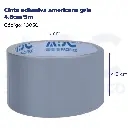 Cinta adhesiva americana gris 4.8*5