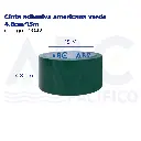 Cinta adhesiva americana verde 4.8*5