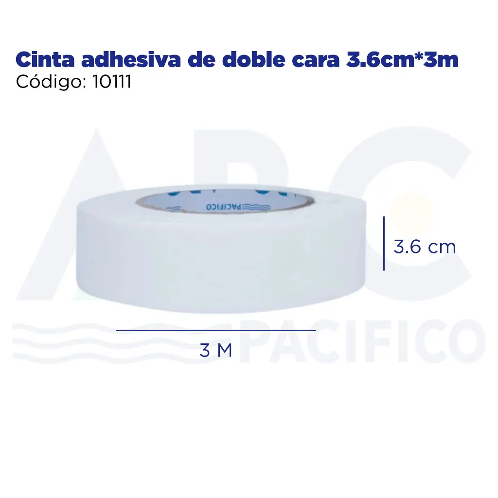 Cinta adhesiva de doble cara 3.6cm*3m