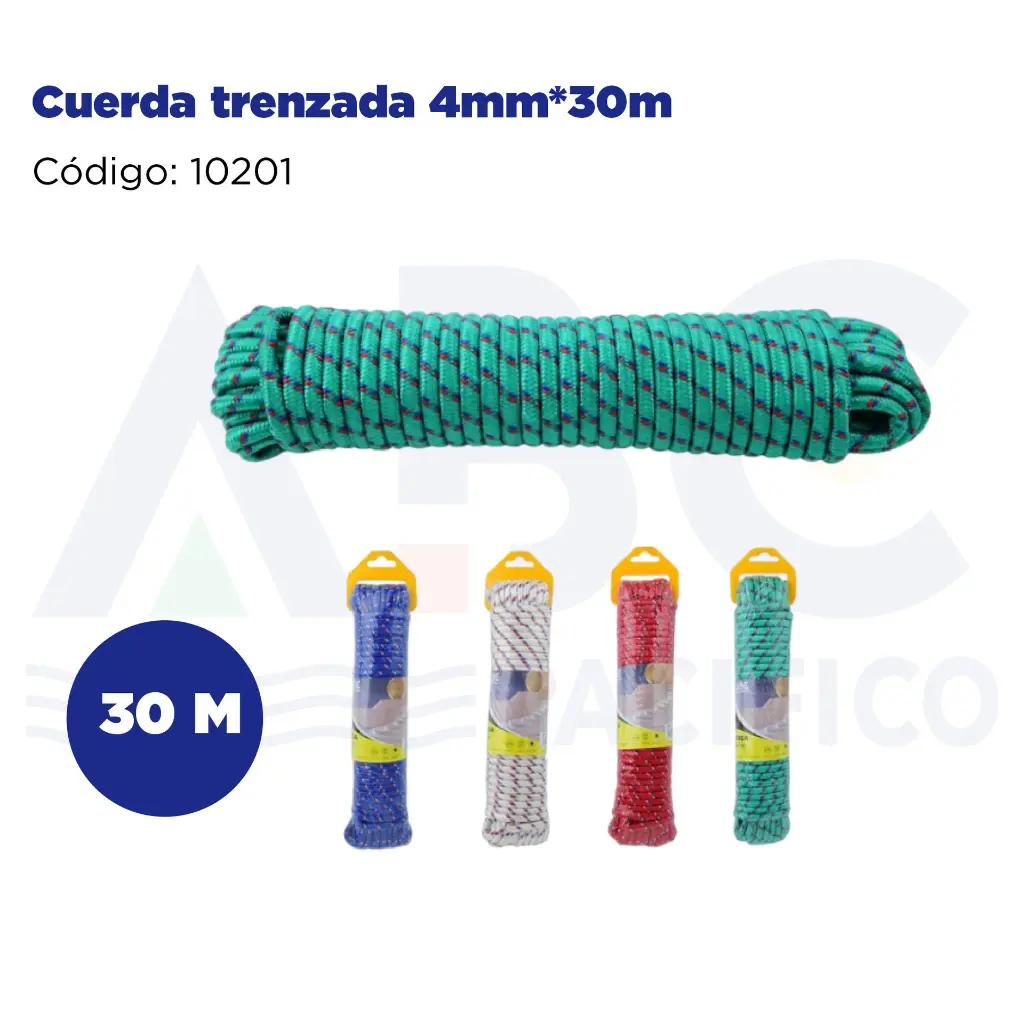 Cuerda trenzada 4mm*30m