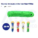 Cuerda trenzada color liso 6mm*20m