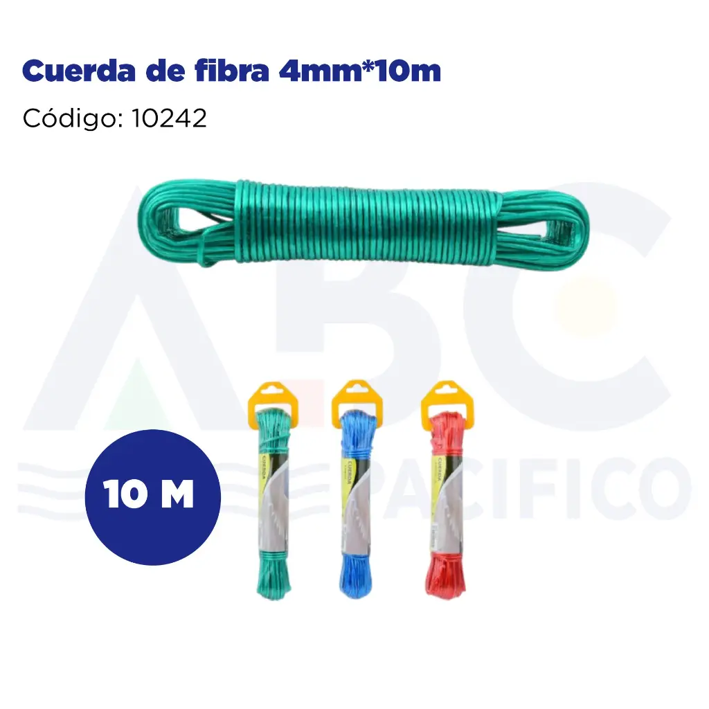 Cuerda de fibra 4mm*10m