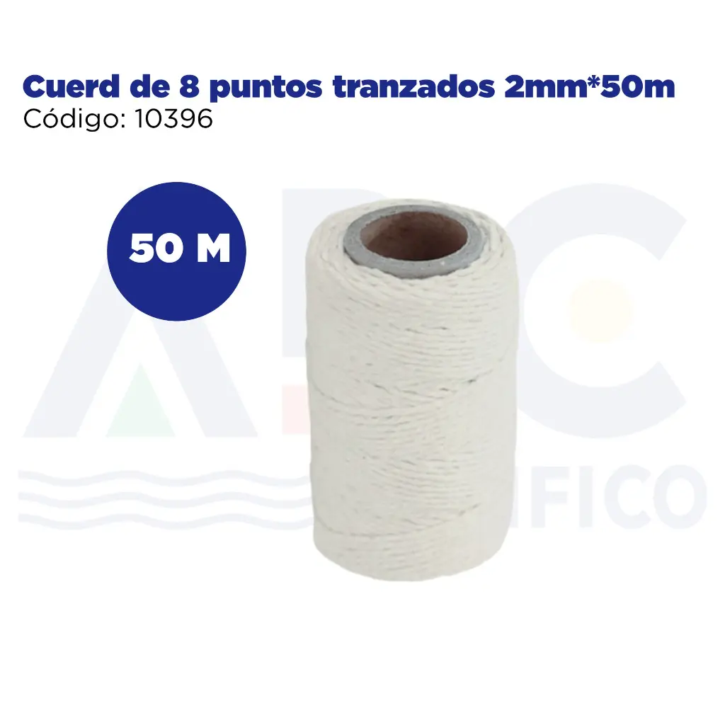 Cuerd de 8 puntos tranzados 2mm*50m